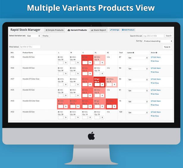 Product variants - Rapid Stock Manager - update simple and variants stock in seconds and manage Stock Audit